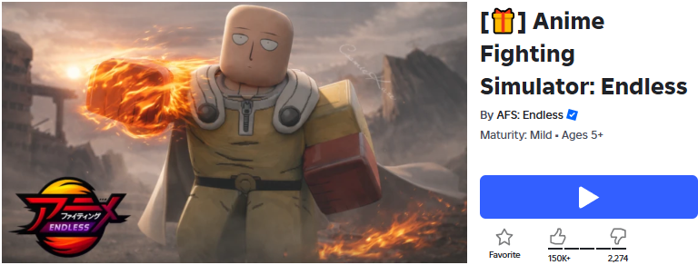 Anime Fighting Simulator: Endless